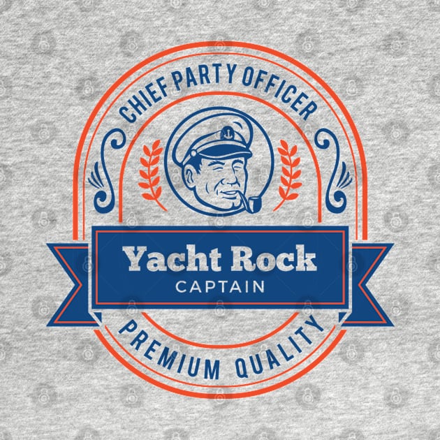 Yacht Rock Captain - Party Boat Drinking product by Vector Deluxe